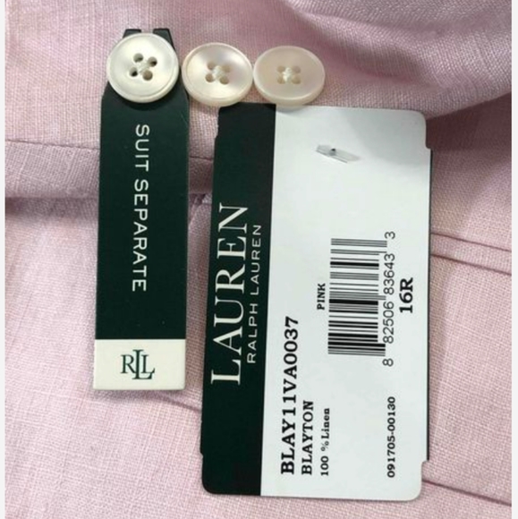 Ralph Lauren Pale Pink Blazer - Picture 7 of 10